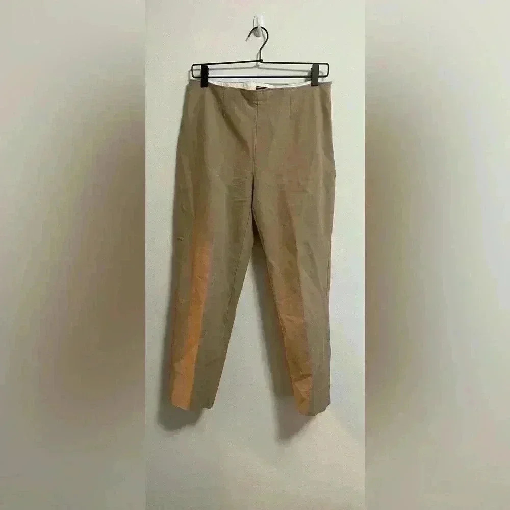 Land’s End - Women’s Pull-on Mid-Rise Slim Fit Chino Pants - Size 10